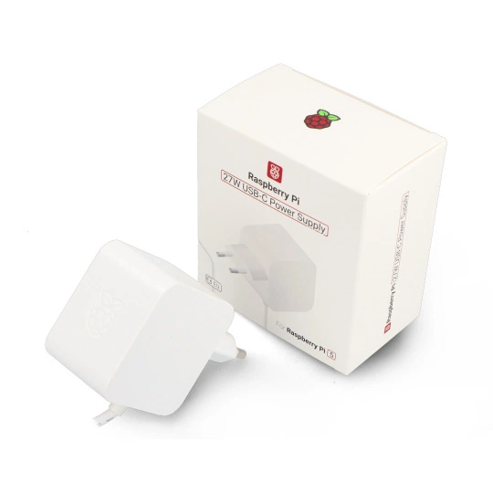 Oryginalny zasilacz USB-C 27W do Raspberry Pi 5