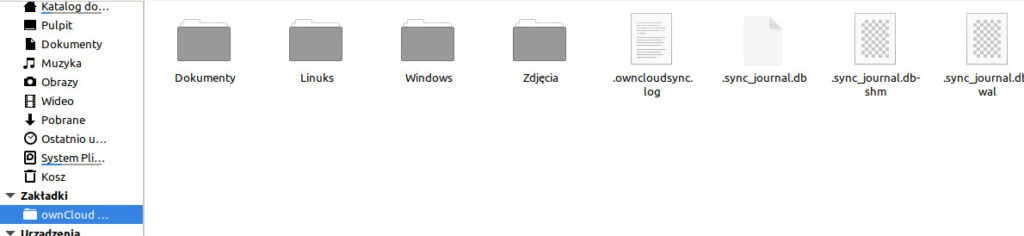 własny NAS na ownCloud Podmontowanie zasobów w systemie linux